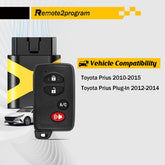 Simple and Safe Self Programming Car Key Control and Keyless Entry Smart Car Key Replacement for Toyota/Lexcus with FCC: HYQ14ACX 5290 Board/No Tool Required/DIY Pairing